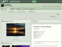 Tablet Screenshot of darkslinky.deviantart.com