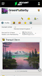 Mobile Screenshot of greenflutterby.deviantart.com