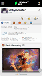 Mobile Screenshot of kirbymonster.deviantart.com