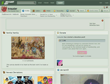 Tablet Screenshot of krausler.deviantart.com