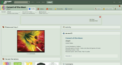 Desktop Screenshot of consort-of-the-moon.deviantart.com