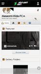 Mobile Screenshot of masaomi-kida-fc.deviantart.com