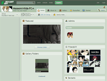 Tablet Screenshot of masaomi-kida-fc.deviantart.com