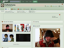 Tablet Screenshot of flufflenecharka.deviantart.com