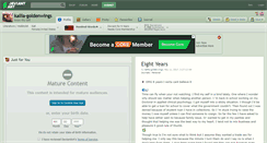 Desktop Screenshot of kallia-goldenwings.deviantart.com