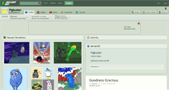 Desktop Screenshot of pigbuster.deviantart.com