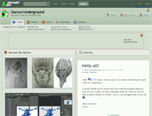 Tablet Screenshot of gacrux-underground.deviantart.com