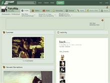 Tablet Screenshot of fairyrita.deviantart.com