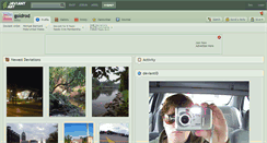 Desktop Screenshot of goldrod.deviantart.com