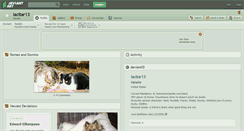 Desktop Screenshot of lacitar13.deviantart.com