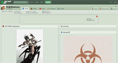 Desktop Screenshot of brightblacksun.deviantart.com
