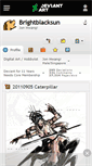 Mobile Screenshot of brightblacksun.deviantart.com