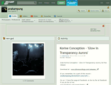 Tablet Screenshot of anakampung.deviantart.com