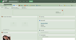Desktop Screenshot of mombot5000.deviantart.com