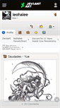 Mobile Screenshot of leohalee.deviantart.com