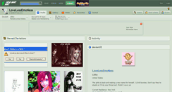 Desktop Screenshot of lovelessemoness.deviantart.com