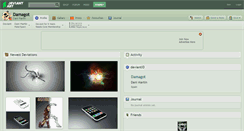 Desktop Screenshot of damagot.deviantart.com
