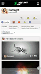 Mobile Screenshot of damagot.deviantart.com