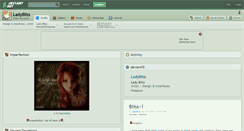 Desktop Screenshot of ladybliss.deviantart.com