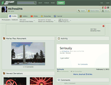 Tablet Screenshot of mistressdiva.deviantart.com