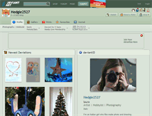 Tablet Screenshot of hedgie2527.deviantart.com