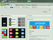 Tablet Screenshot of jeremebp.deviantart.com