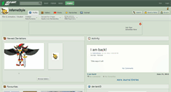 Desktop Screenshot of infernostyle.deviantart.com