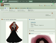 Tablet Screenshot of fooboo24.deviantart.com