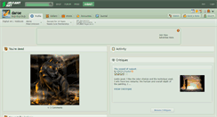 Desktop Screenshot of daroe.deviantart.com