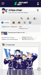 Mobile Screenshot of milaa-chan.deviantart.com