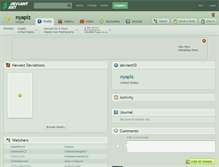 Tablet Screenshot of nyaplz.deviantart.com