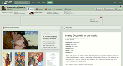 Desktop Screenshot of harmonioussilence.deviantart.com