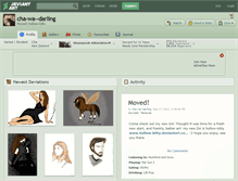 Tablet Screenshot of cha-wa--darling.deviantart.com