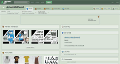 Desktop Screenshot of democrattotheend.deviantart.com