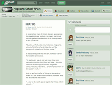 Tablet Screenshot of hogwarts-school-rpg.deviantart.com