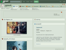 Tablet Screenshot of leyna-art.deviantart.com