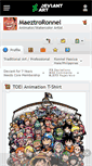 Mobile Screenshot of maeztroronnel.deviantart.com