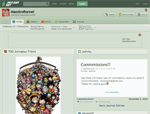 Tablet Screenshot of maeztroronnel.deviantart.com