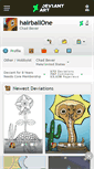 Mobile Screenshot of hairballone.deviantart.com