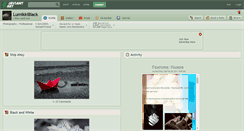 Desktop Screenshot of lumikkiblack.deviantart.com
