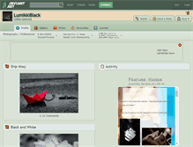 Tablet Screenshot of lumikkiblack.deviantart.com