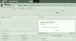 Desktop Screenshot of editfreak.deviantart.com