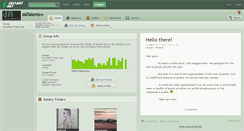 Desktop Screenshot of datalents.deviantart.com