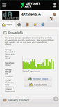 Mobile Screenshot of datalents.deviantart.com