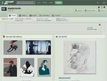 Tablet Screenshot of masteramin.deviantart.com