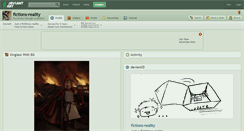 Desktop Screenshot of fictions-reality.deviantart.com