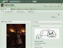 Tablet Screenshot of fictions-reality.deviantart.com