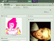 Tablet Screenshot of miss-leafy.deviantart.com