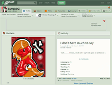 Tablet Screenshot of lumpkinz.deviantart.com