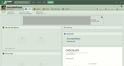 Desktop Screenshot of chocolatefishplz.deviantart.com